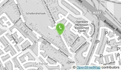Bekijk kaart van Schilders-&afwerkingsbedrijf Onstenk in Zwolle