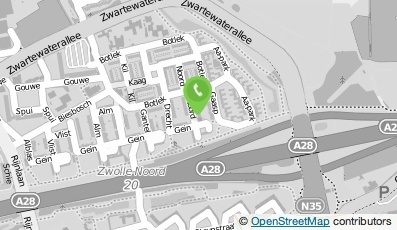 Bekijk kaart van A.B. Fly  in Zwolle