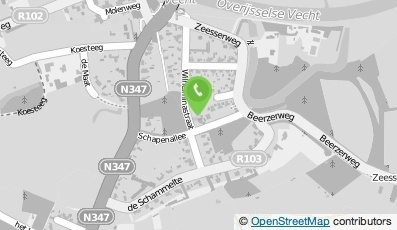 Bekijk kaart van Schildersbedrijf Roddenhof  in Ommen