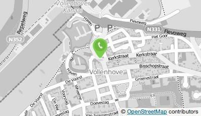 Bekijk kaart van Hotel Restaurant 'De Herberg' in Vollenhove
