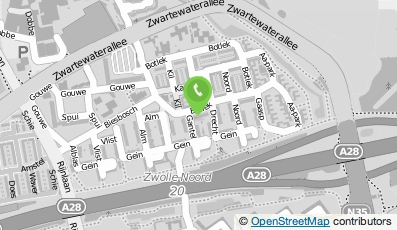 Bekijk kaart van Brutus Dierverzorging in Zwolle