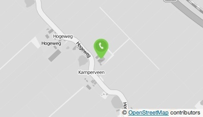 Bekijk kaart van Holtland Handel en Dienstverlening in Kamperveen