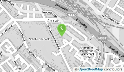 Bekijk kaart van 't Binnenbuitenhuys in Zwolle