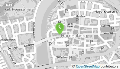Bekijk kaart van De Baander in Hardenberg