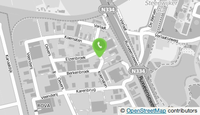 Bekijk kaart van Autobedrijf J.P. de Jong in Steenwijk