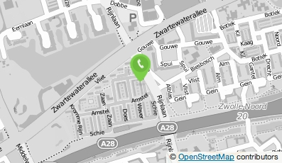 Bekijk kaart van R.E. Eikenaar in Zwolle