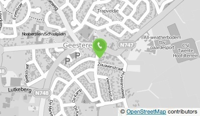 Bekijk kaart van RVG uitzendbureau en vervoersmanaging in Geesteren (Overijssel)