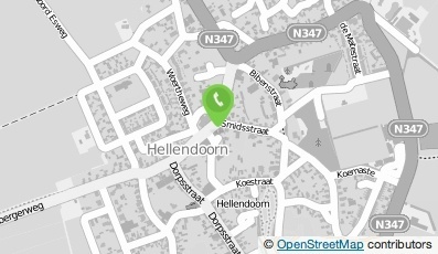 Bekijk kaart van Jeannette's Haarmode  in Hellendoorn