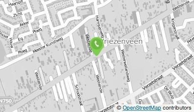 Bekijk kaart van Stichting Christelijk Boekenhuis 'De Akker' in Vriezenveen