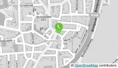 Bekijk kaart van V.O.F. Slagerij Van Dijk  in Brummen
