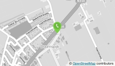 Bekijk kaart van D. de Boer's Kantoren BV in Doornspijk