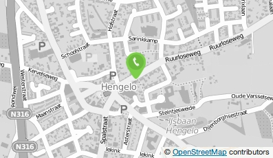 Bekijk kaart van Haarwerkboetiek Reintjes in Hengelo (Gelderland)