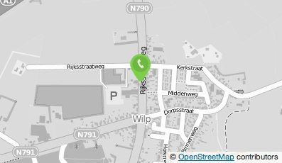 Bekijk kaart van Installatiebedrijf W. Kroes in Wilp