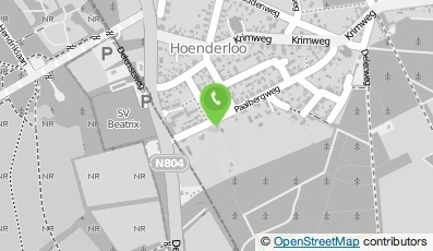Bekijk kaart van Schildersbedrijf van Hunen in Hoenderloo