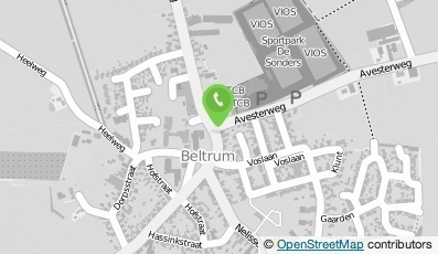 Bekijk kaart van Bruids- en Modehuis Beijer-Besselink B.V. in Beltrum