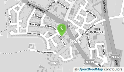 Bekijk kaart van Bert Aanstoot Technisch Installatiebureau in Laren (Gelderland)