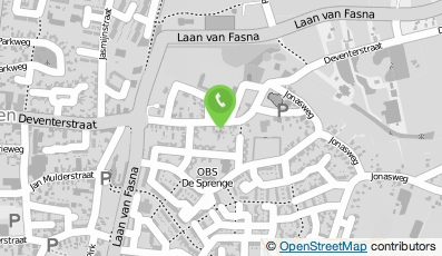 Bekijk kaart van Videotheek De Jonas in Vaassen