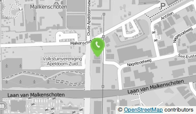 Bekijk kaart van Autoschade Van Beek B.V. in Apeldoorn