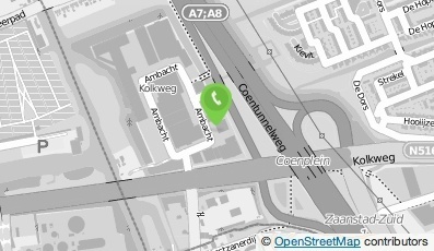 Bekijk kaart van Autoschade Service van den Heuvel Zaandam in Oostzaan
