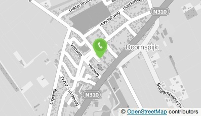 Bekijk kaart van Autoschadeherstelbedrijf van Erven in Doornspijk