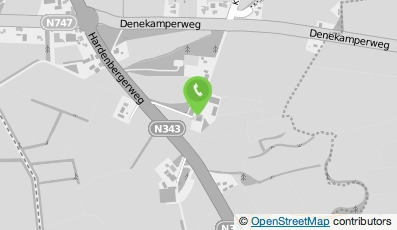 Bekijk kaart van Stal de Bruijn in Geesteren (Overijssel)