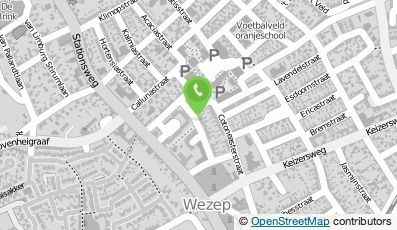 Bekijk kaart van V.O.F. Stratenmakersbedrijf van 't Oever - van 't Hul in Wezep