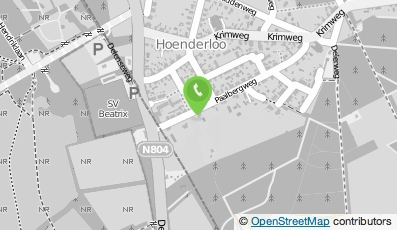 Bekijk kaart van Huid & Oedeem in Hoenderloo