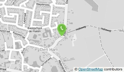 Bekijk kaart van Arjan Rensink Klussenbedrijf & Handelsonderneming in Den Ham (Overijssel)