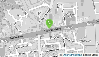 Bekijk kaart van Van der Veen Tweewielers in Balkbrug