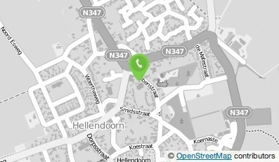Bekijk kaart van Lunchroom De Harlekijn in Haarle (gemeente Hellendoorn Overijssel)