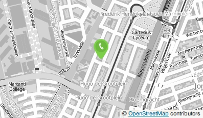 Bekijk kaart van Logopediepraktijk Westerpark in Amsterdam