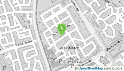Bekijk kaart van Hoeve-Ittersum dagbesteding en sociaal werk in Zwolle