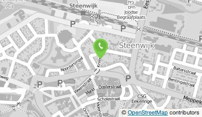 Bekijk kaart van Verloskundigenpraktijk Steenwijk e.o. in Steenwijk