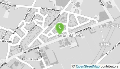 Bekijk kaart van Oerbekke Timmerwerken in Harbrinkhoek