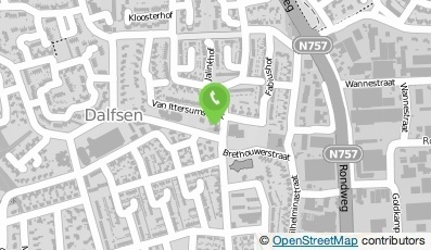 Bekijk kaart van Diergeneeskundig Centrum Dalfsen in Dalfsen