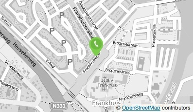 Bekijk kaart van Kinderdagverblijf Het Frankhuisje in Zwolle