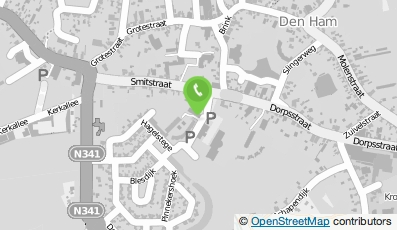 Bekijk kaart van Fysiotherapie Den Ham in Den Ham (Overijssel)