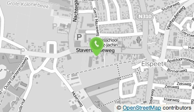 Bekijk kaart van Stip Hoveniers in Elspeet