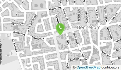Bekijk kaart van Aannemersbedrijf M. van Beek in Bennekom