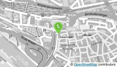 Bekijk kaart van Jack's Casino Arnhem in Arnhem