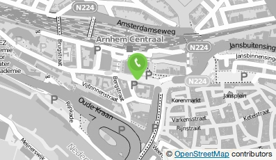Bekijk kaart van Drukkerietje in Arnhem