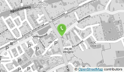Bekijk kaart van Mapel Holding B.V. in Twello
