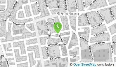 Bekijk kaart van Piet van der Vliet Herenkapper  in Bennekom