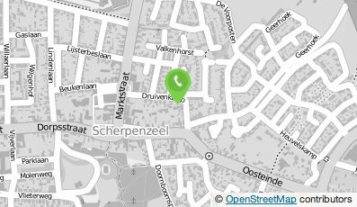 Bekijk kaart van cs v/d hoeven in Scherpenzeel (Gelderland)