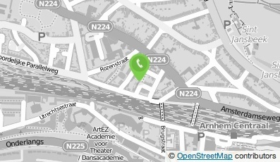 Bekijk kaart van Uitgeverij en Zoon  in Arnhem