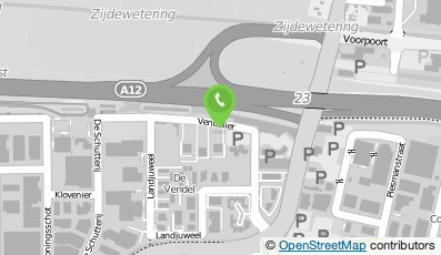 Bekijk kaart van K + V Beheer B.V. in Veenendaal