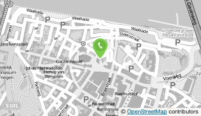 Bekijk kaart van Coffeeshop Kruidentuin in Nijmegen