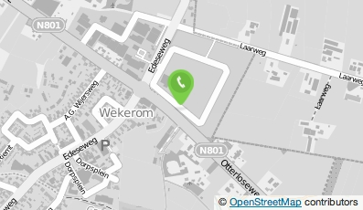 Bekijk kaart van Bouwbedrijf Van Middendorp B.V. in Wekerom