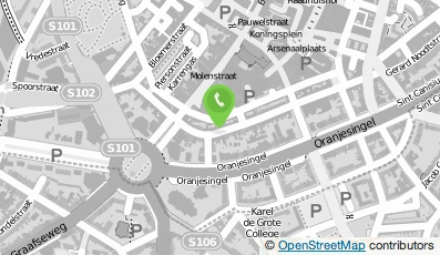 Bekijk kaart van Salon De Spiegel en Welzijn in Nijmegen