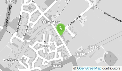 Bekijk kaart van Autobedrijf Bergsma in Hummelo